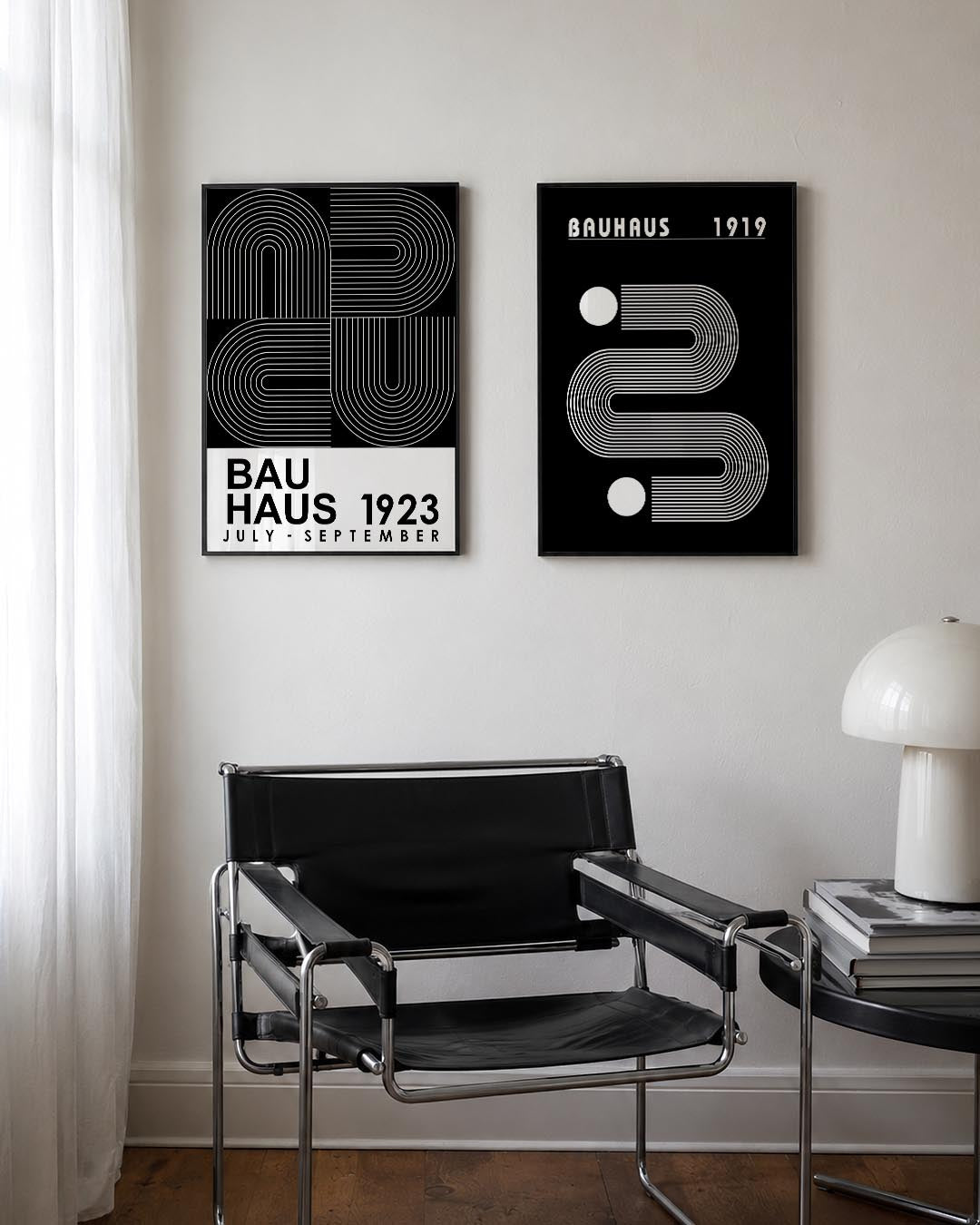 Lijnen en vlakkenspel Posterset
