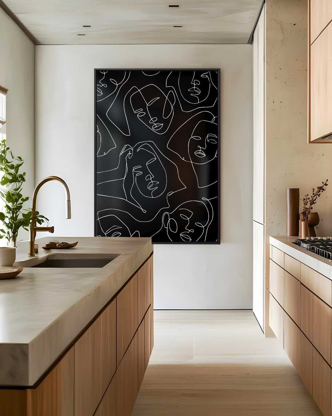 Abstract kunstwerk Kunstwerk-canvas-dibond-plexiglas-wanddecoratie-WallArtistic