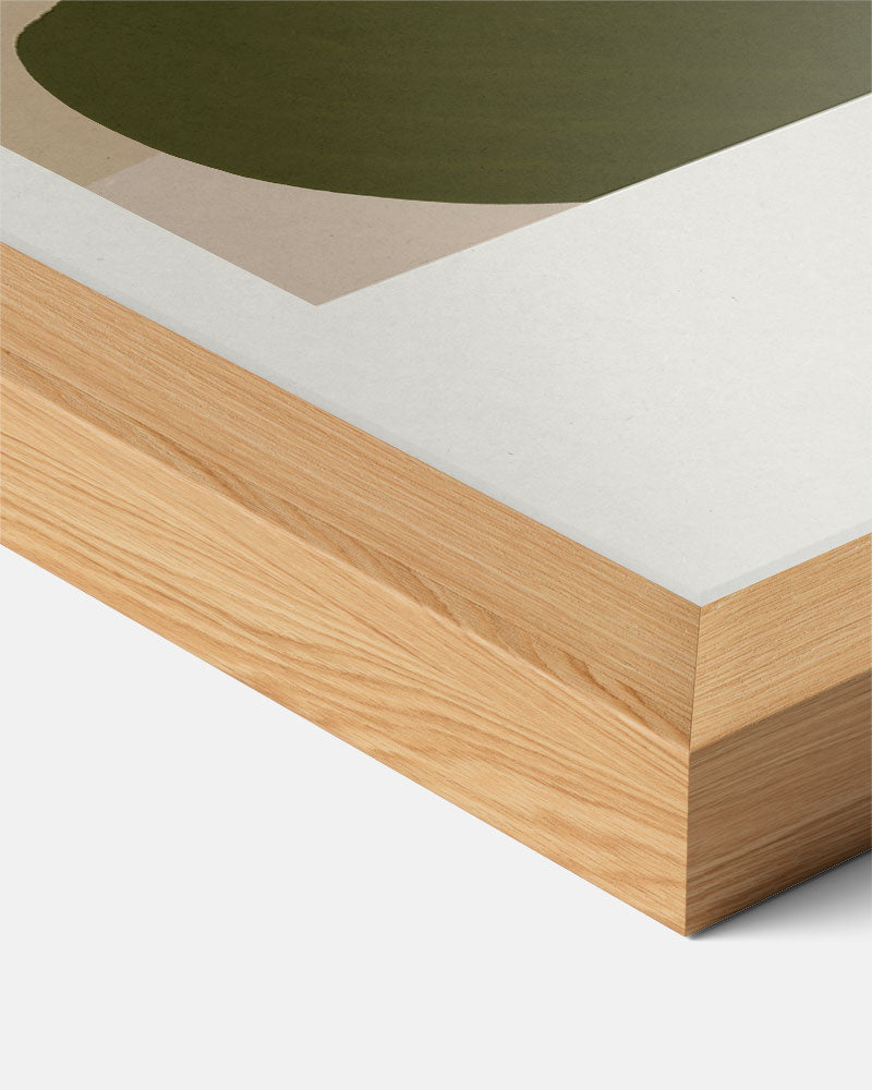 Abstracte Aardetinten Mozaïek Poster-WallArtistic