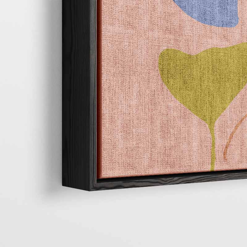 Kleurrijke Bloempatronen Kunstwerk-canvas-dibond-plexiglas-wanddecoratie-WallArtistic