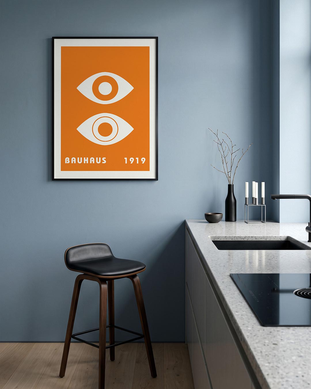 Oogvormen en kleur Poster