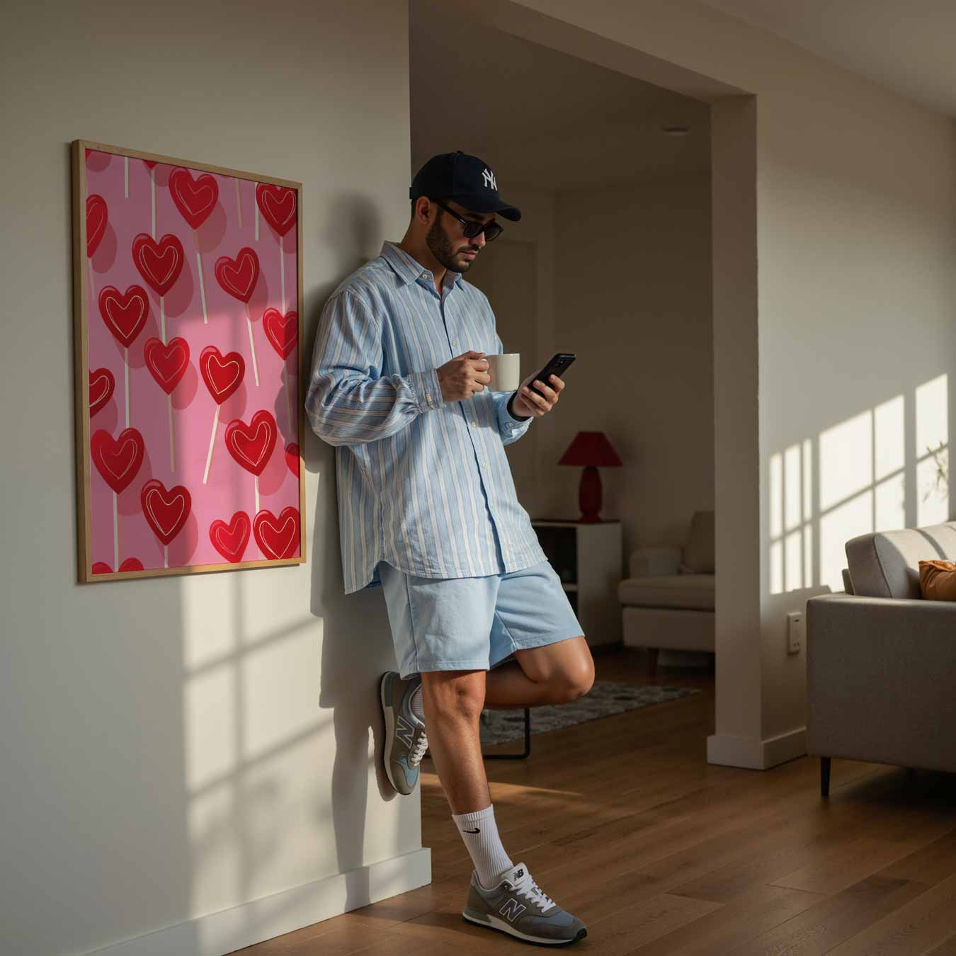 Zoete Hartjes Poster-WallArtistic