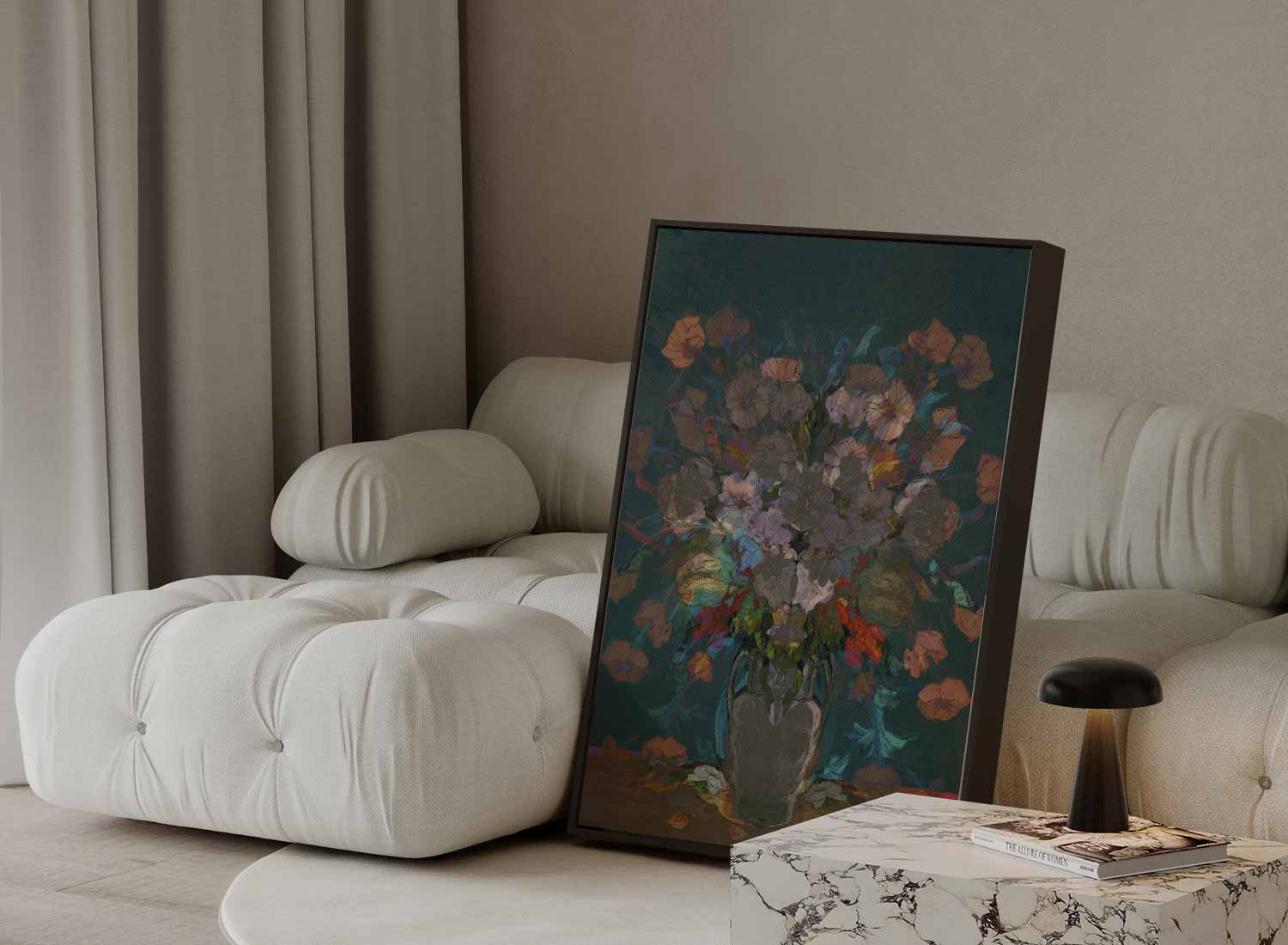 Bloemrijke Overvloed Kunstwerk-canvas-dibond-plexiglas-wanddecoratie-WallArtistic