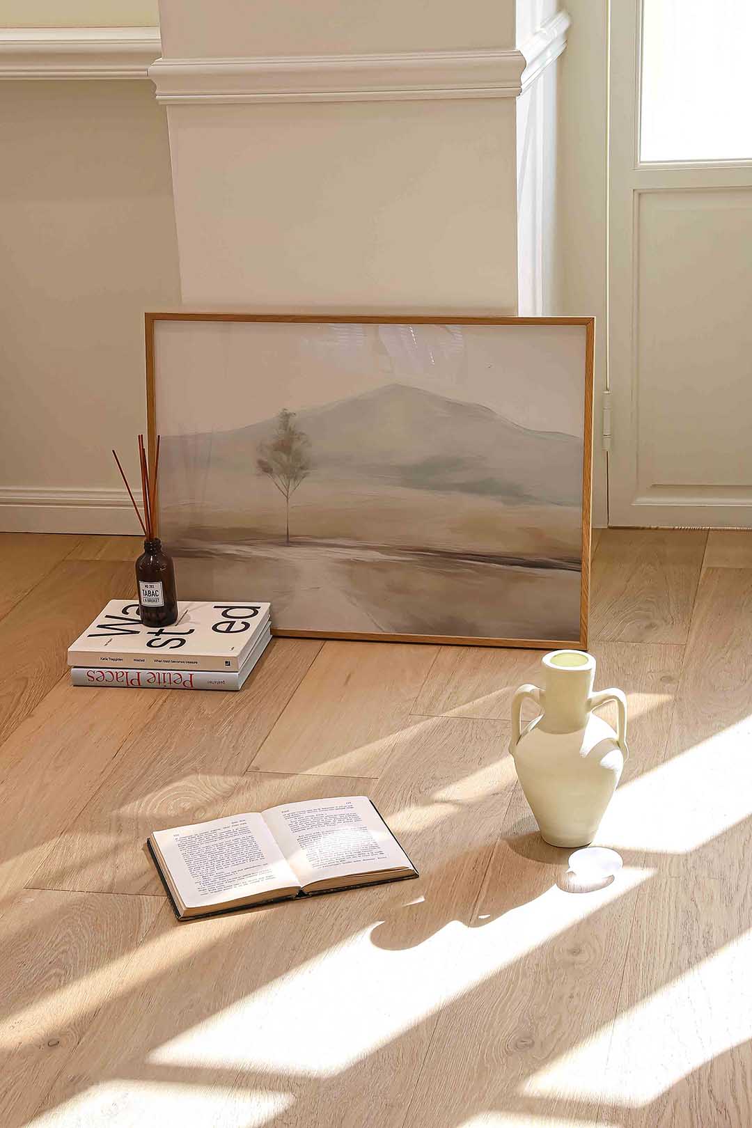 Landschap met boom Poster