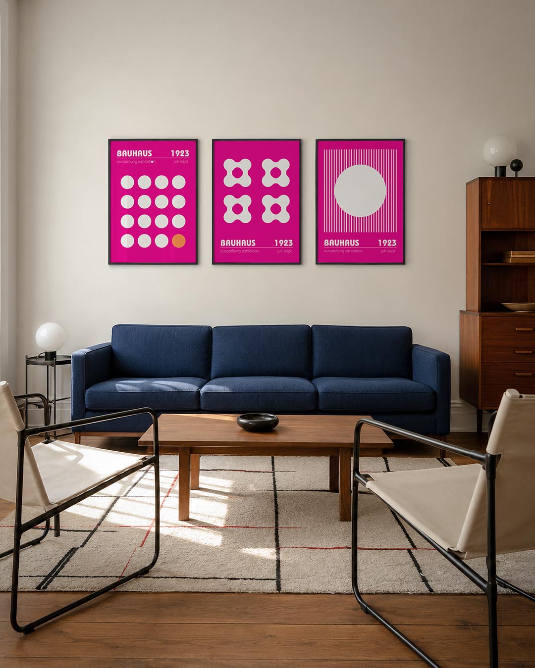 Cirkelpatroon en kleur Posterset