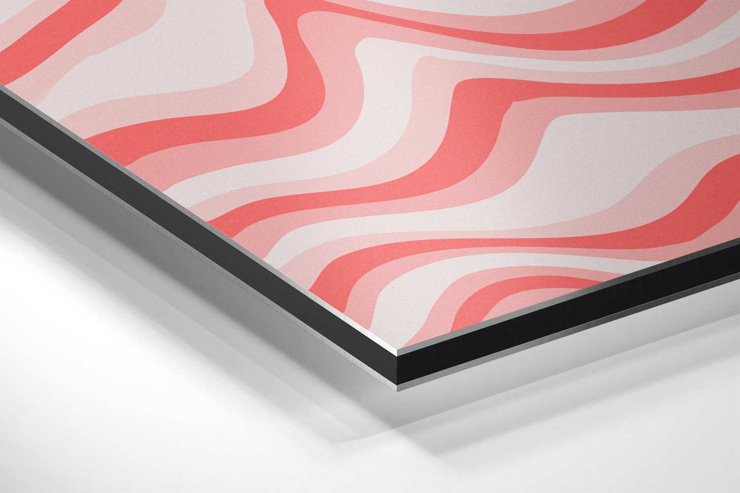 Golvende Lijnen Wandkunst Kunstwerk-canvas-dibond-plexiglas-wanddecoratie-WallArtistic
