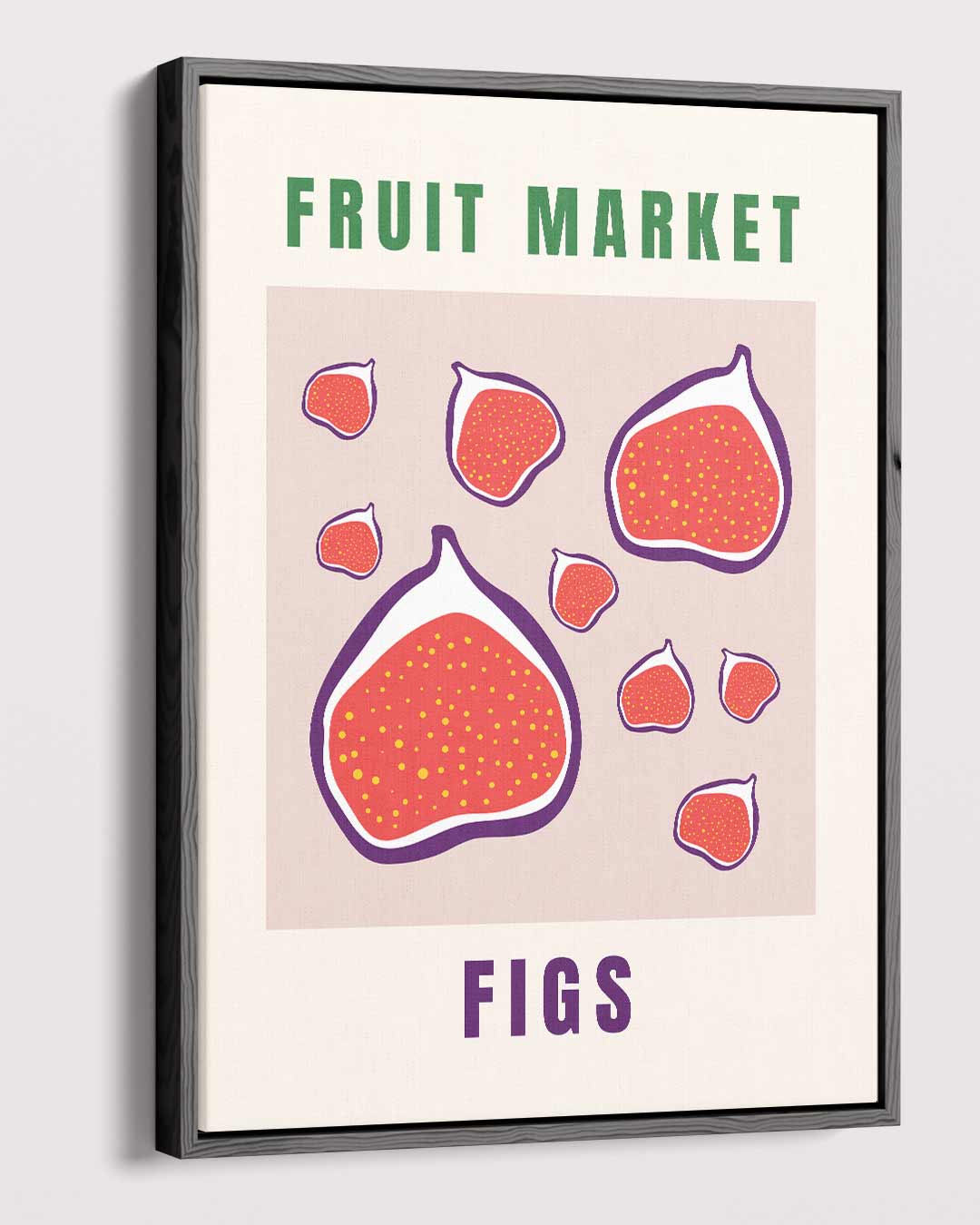 Fruitig Vijgen Design Poster Kunstwerk-canvas-dibond-plexiglas-wanddecoratie-WallArtistic