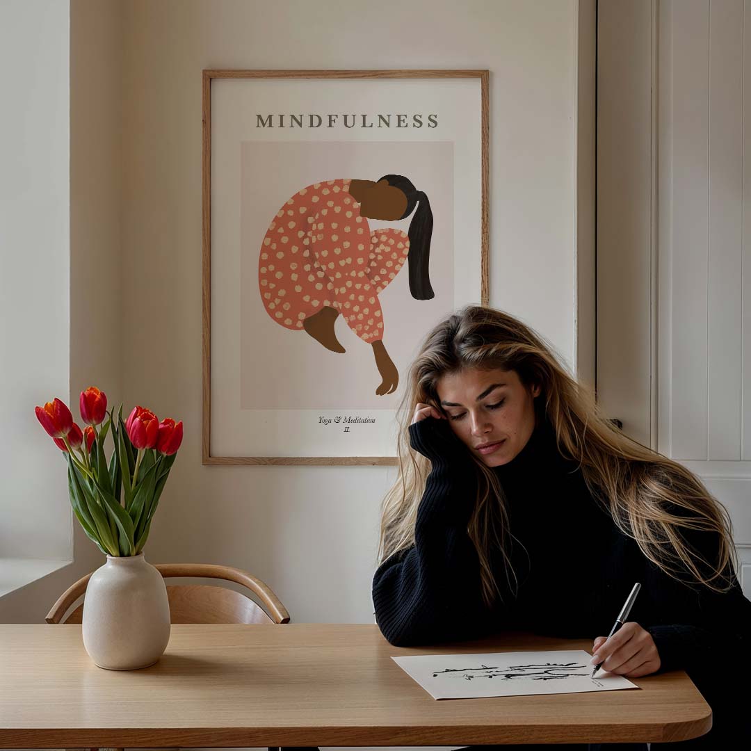 Mindfulness Yoga & Meditatie Poster-WallArtistic