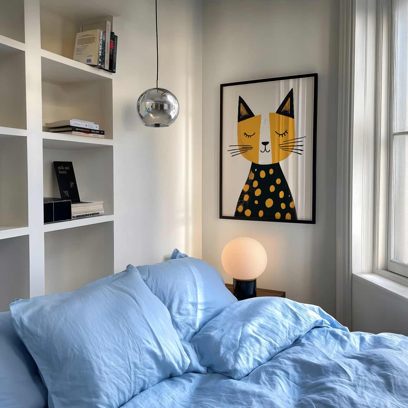 Dromerige Kattenkunst Poster