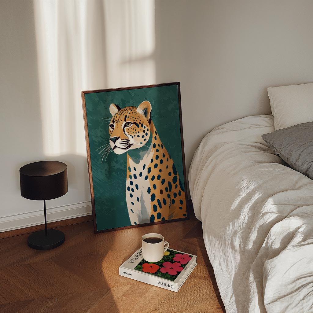 Majestueuze Luipaard Poster-WallArtistic