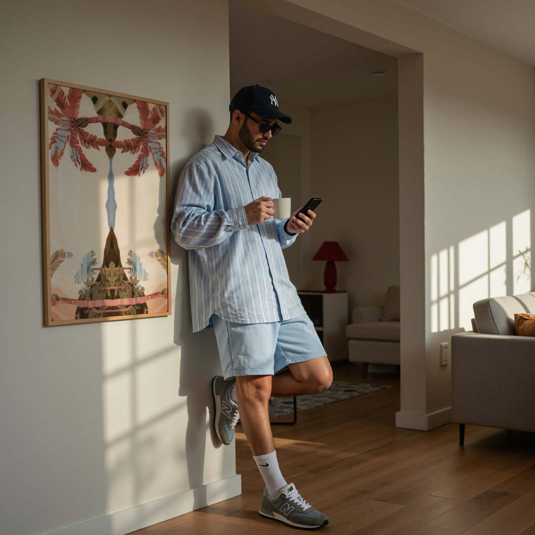 Tropische Bladeren Kunstposter-WallArtistic