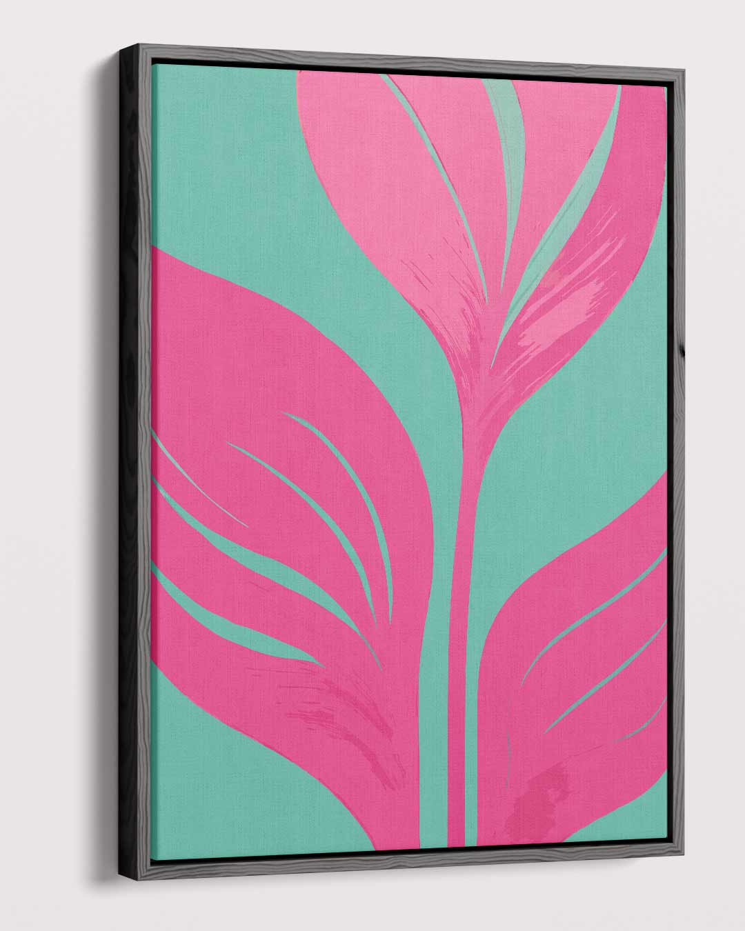 Abstracte Bloemenpracht Kunstwerk-canvas-dibond-plexiglas-wanddecoratie-WallArtistic