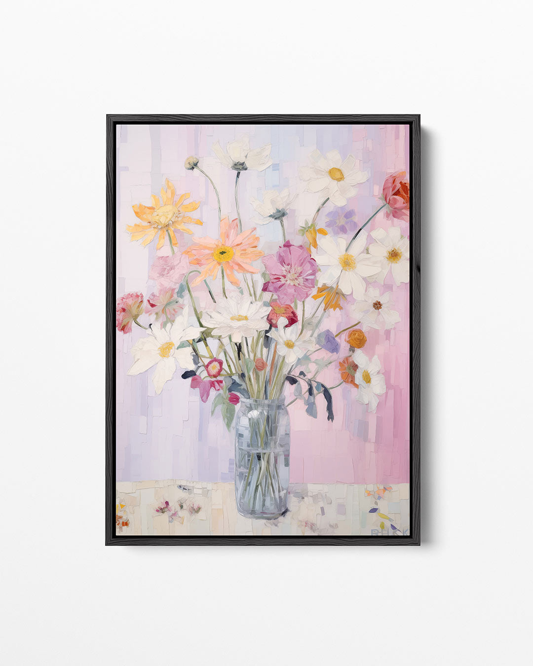 Bloemen in vaas Kunstwerk