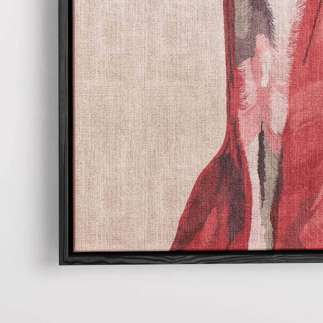 Stijlvolle Windhond Portret Kunstwerk-canvas-dibond-plexiglas-wanddecoratie-WallArtistic