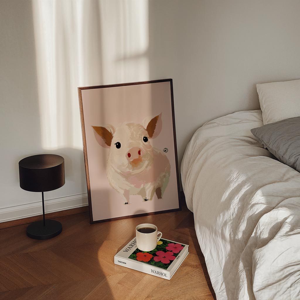 Schattige Varkensposter-WallArtistic