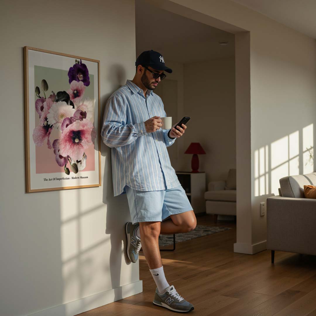 Bloemrijke Verfijning Poster-WallArtistic