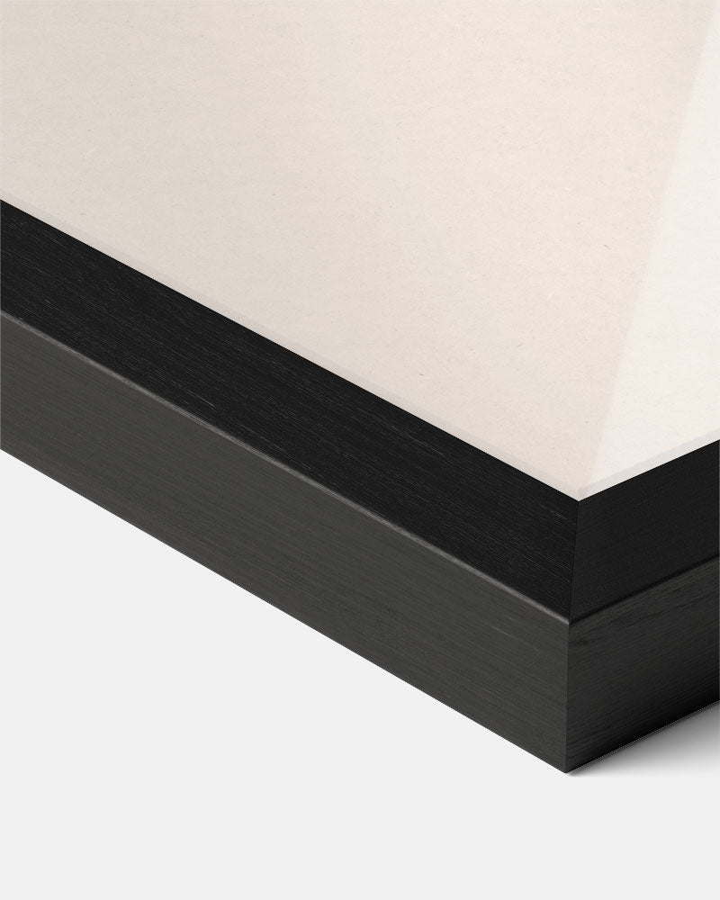 Minimalistische Kerstposter HO HO HO Poster-WallArtistic