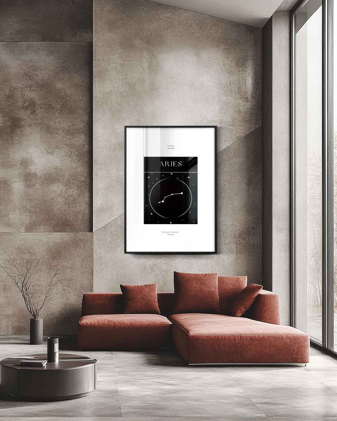 Ram Sterrenbeeld Poster Kunstwerk-canvas-dibond-plexiglas-wanddecoratie-WallArtistic