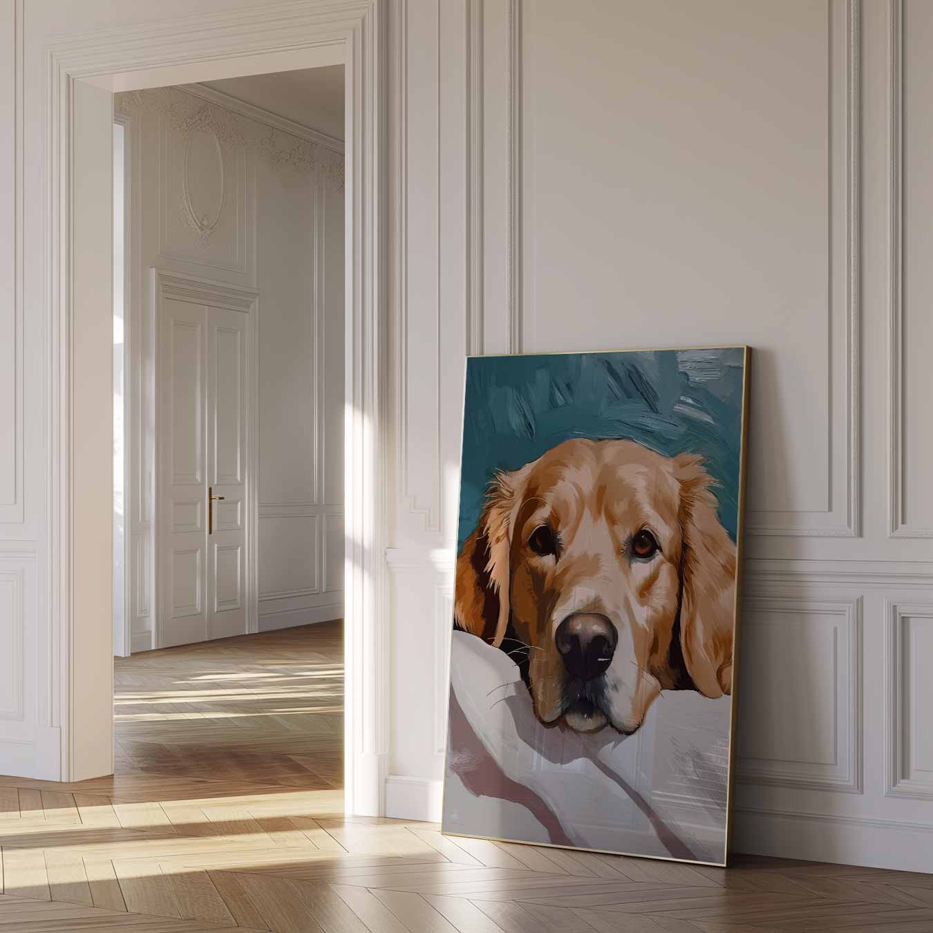Liefdevolle Hondenblik Poster