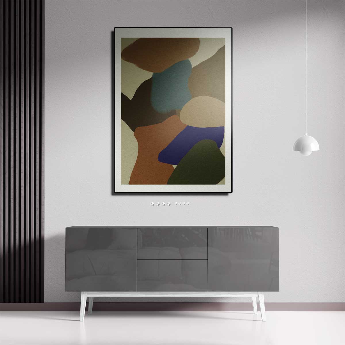 Aards Abstract Kunstwerk-canvas-dibond-plexiglas-wanddecoratie-WallArtistic