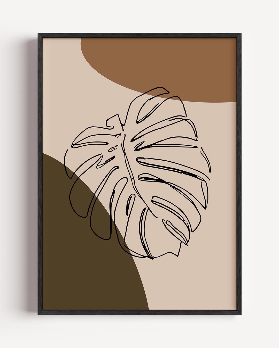 Botanische Monstera Kunstposter-WallArtistic