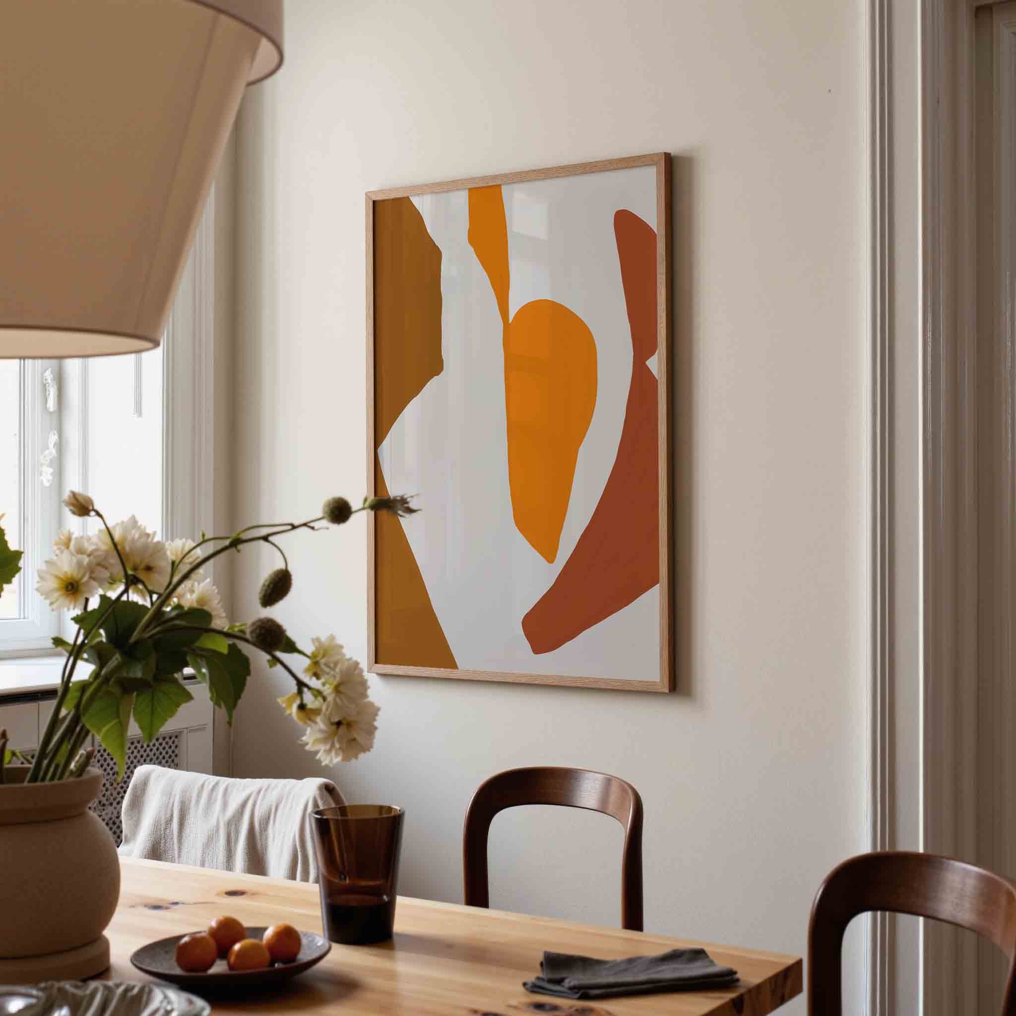 Abstracte vormen Poster
