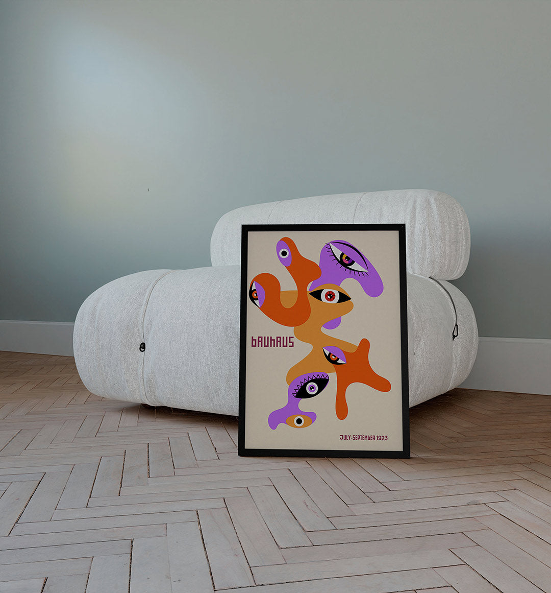 Vormen en ogen Poster