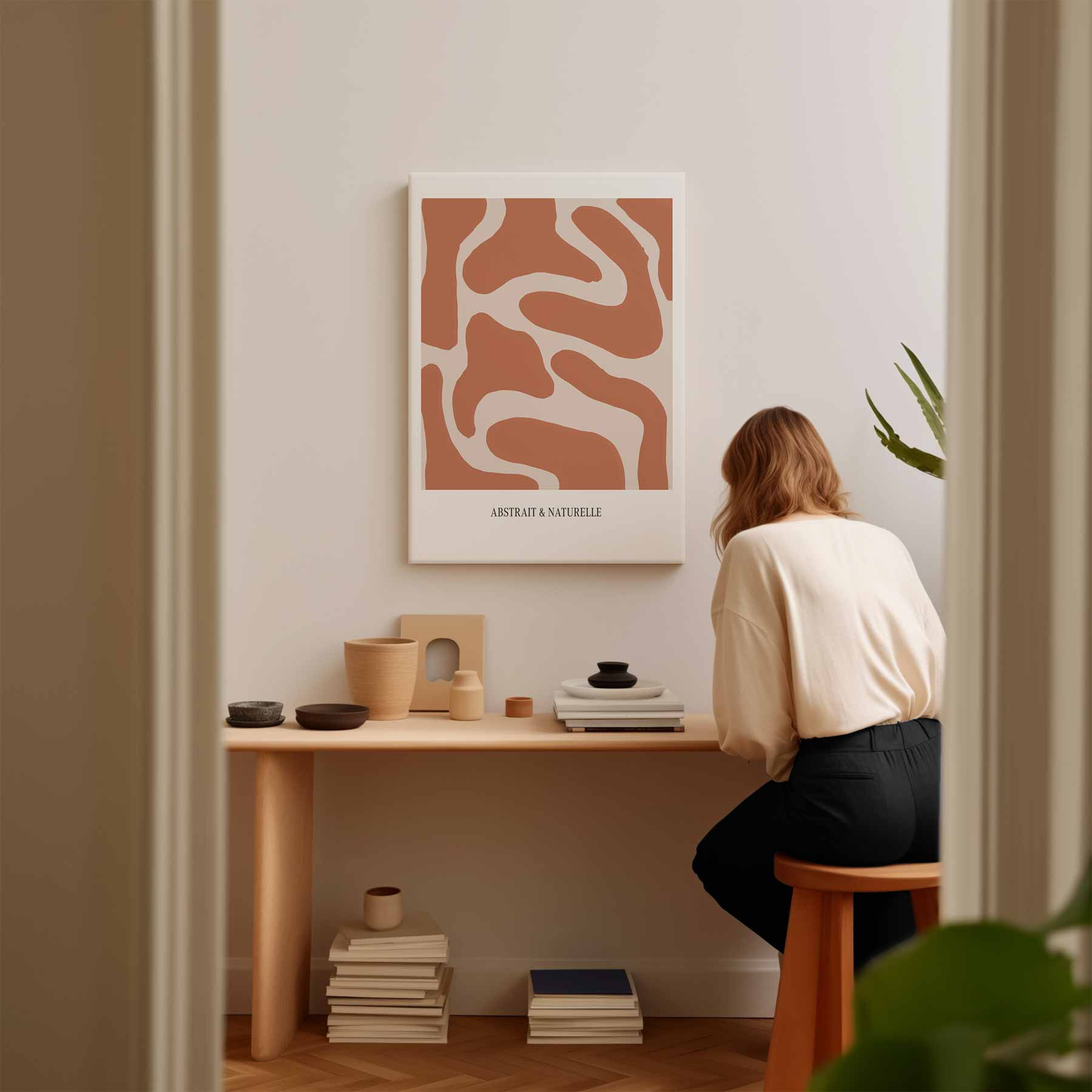 Organische Patroon Wonder Kunstwerk-canvas-dibond-plexiglas-wanddecoratie-WallArtistic