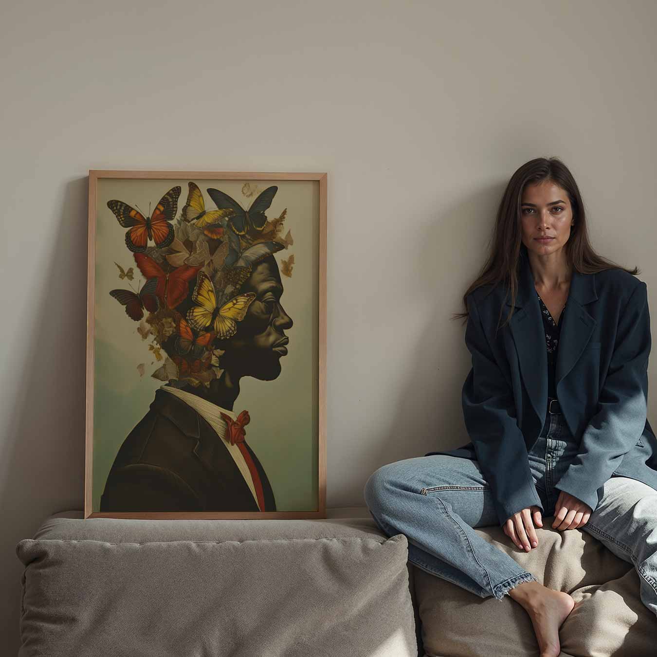 Vlinderdromen Portret Poster