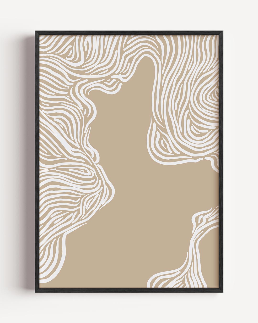 Organische Lijnen Wandkunst Poster-WallArtistic