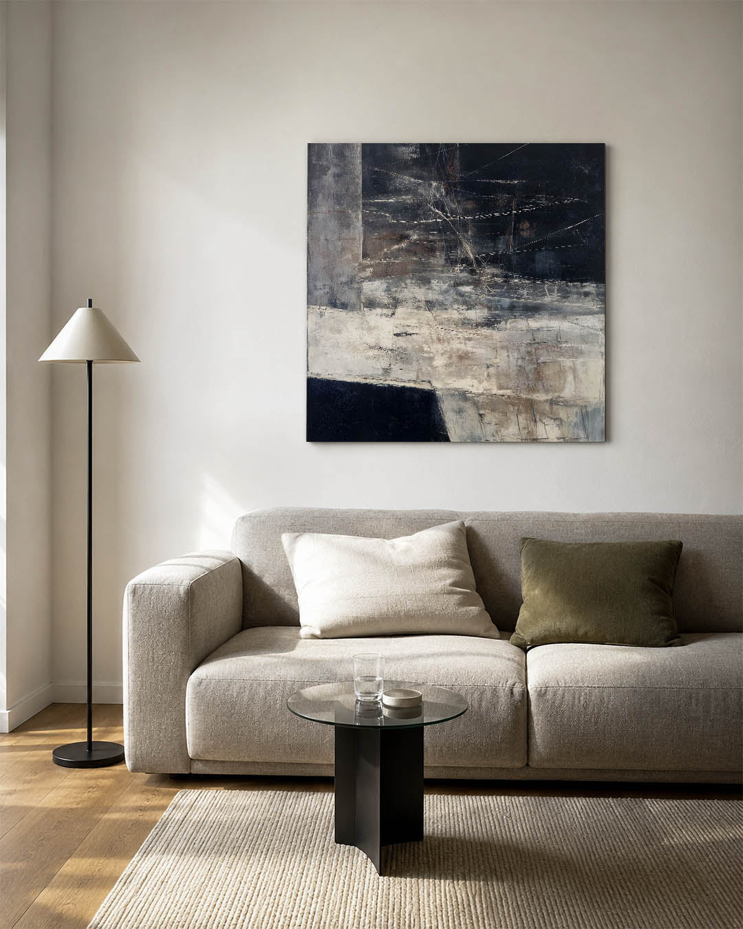 Gelaagde structuren Kunstwerk