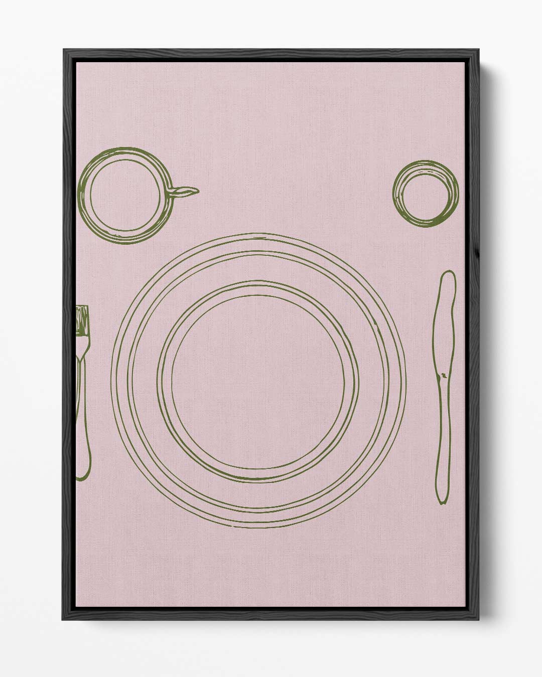 Eenvoudig Elegante Tafelschikking Kunstwerk-canvas-dibond-plexiglas-wanddecoratie-WallArtistic