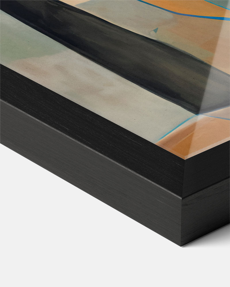 Abstracte Vrouwen Silhouet Poster-WallArtistic