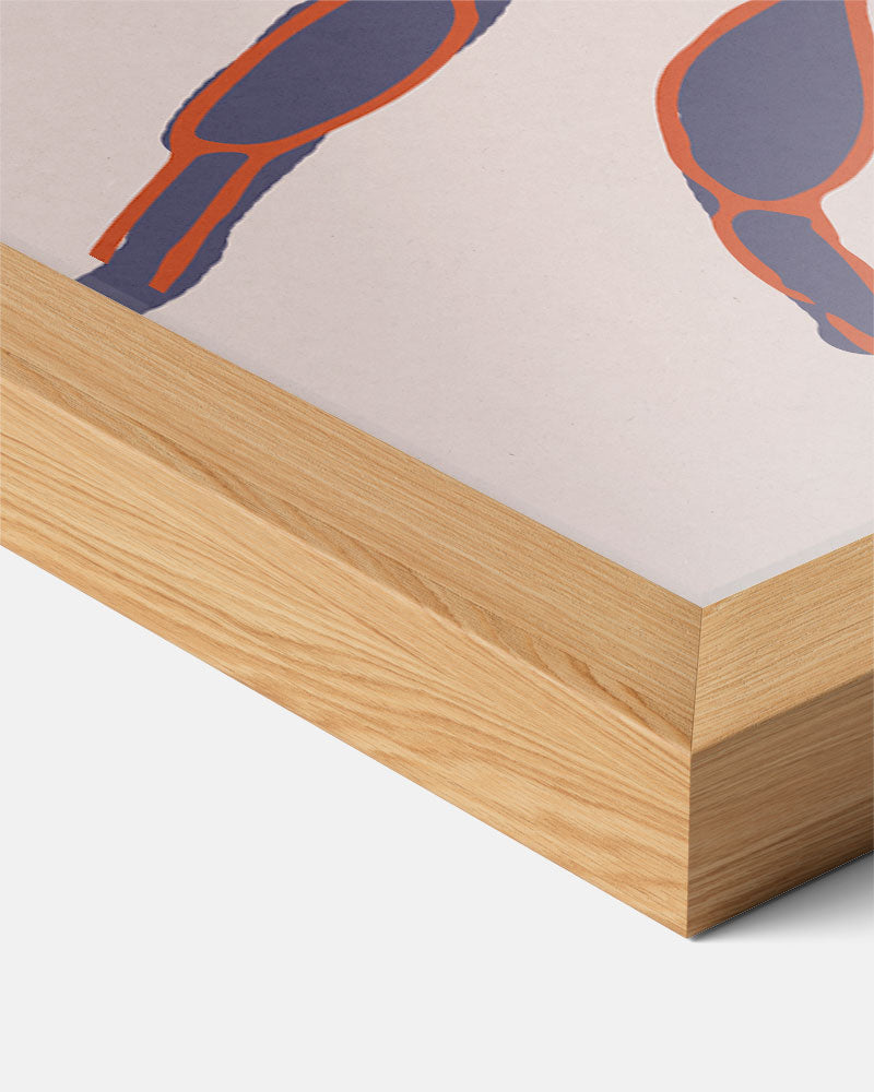 Moderne Krab Kunstposter-WallArtistic