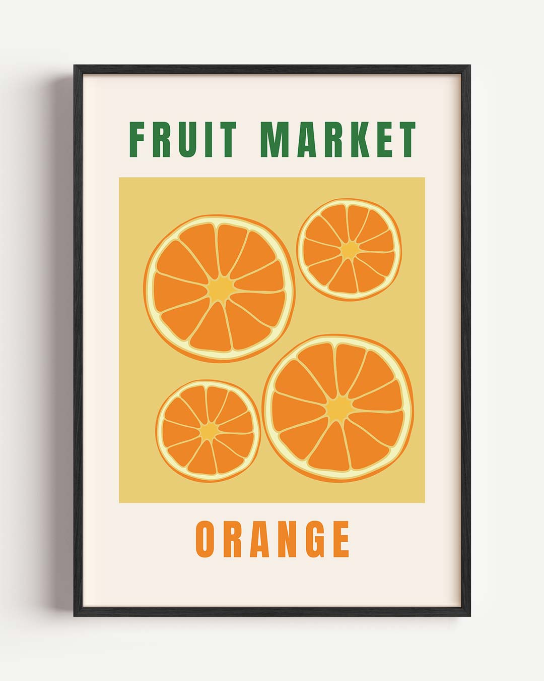 Verfrissende Sinaasappelposter-WallArtistic