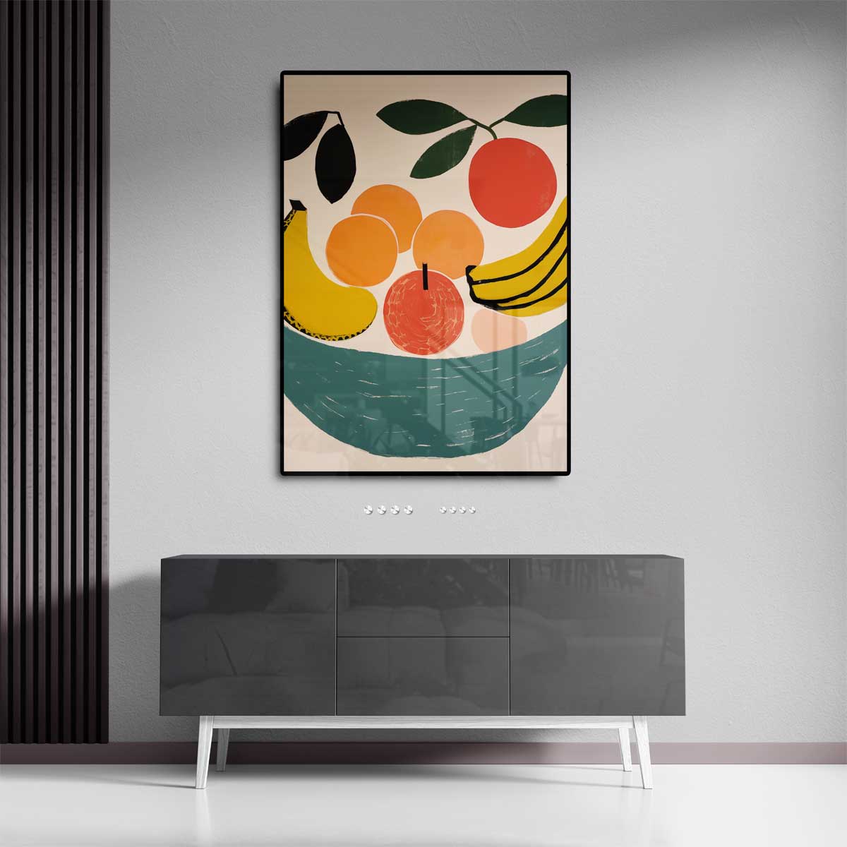 Vrolijk Fruit Kunstwerk-canvas-dibond-plexiglas-wanddecoratie-WallArtistic
