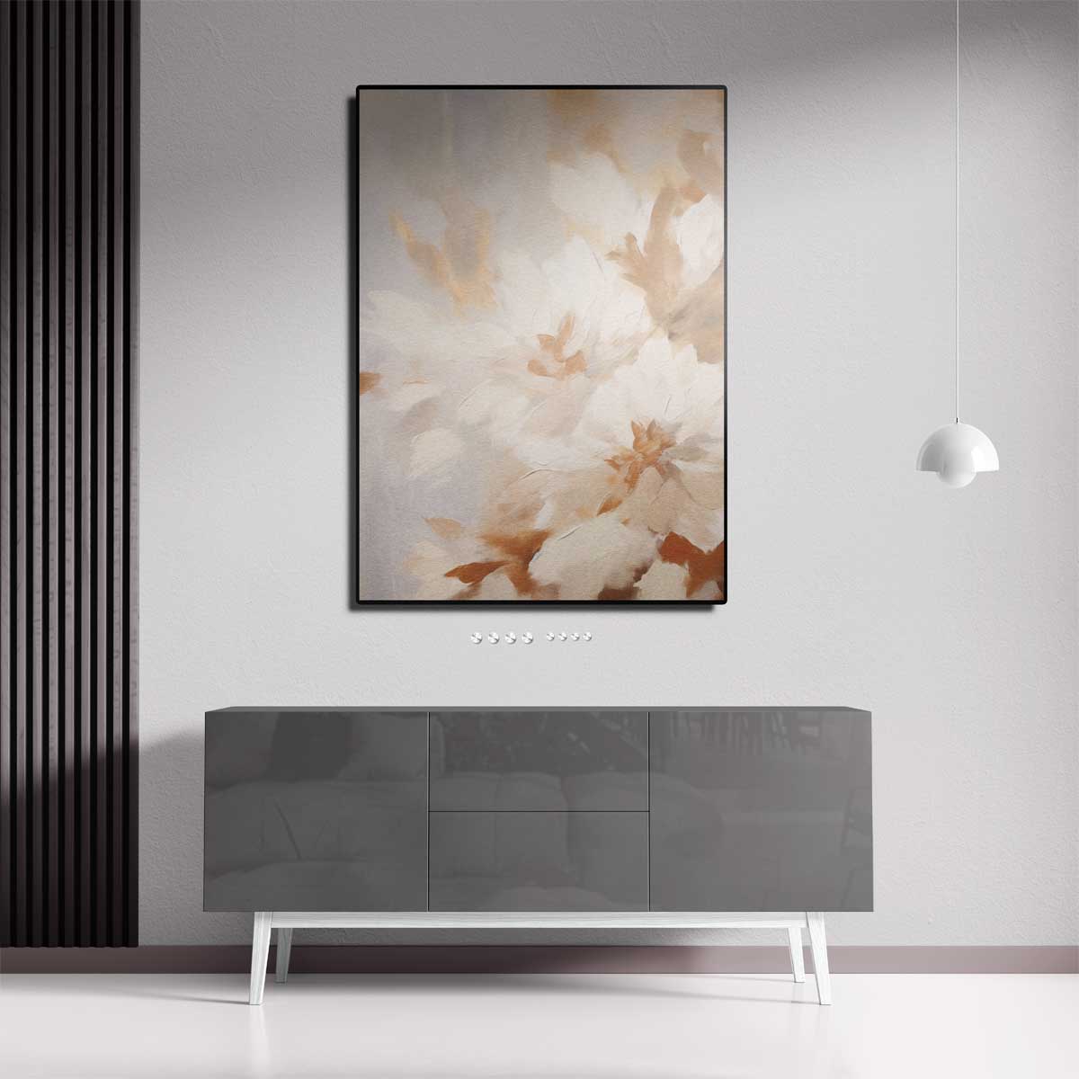 "Ethereal Bloemenpracht" Kunstwerk-canvas-dibond-plexiglas-wanddecoratie-WallArtistic