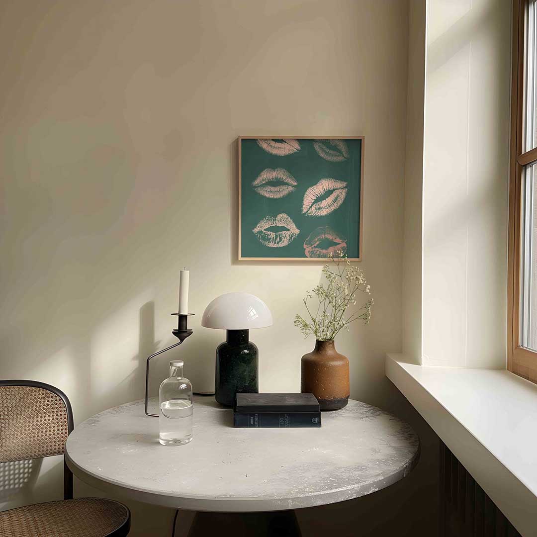 Lipafdrukken Poster