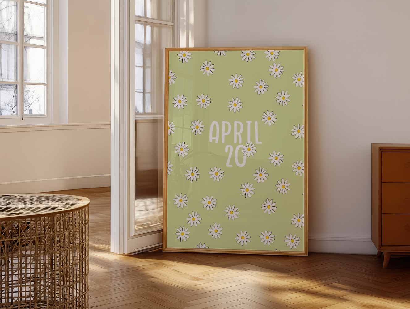 Lente Vibes Bloemenposter-WallArtistic