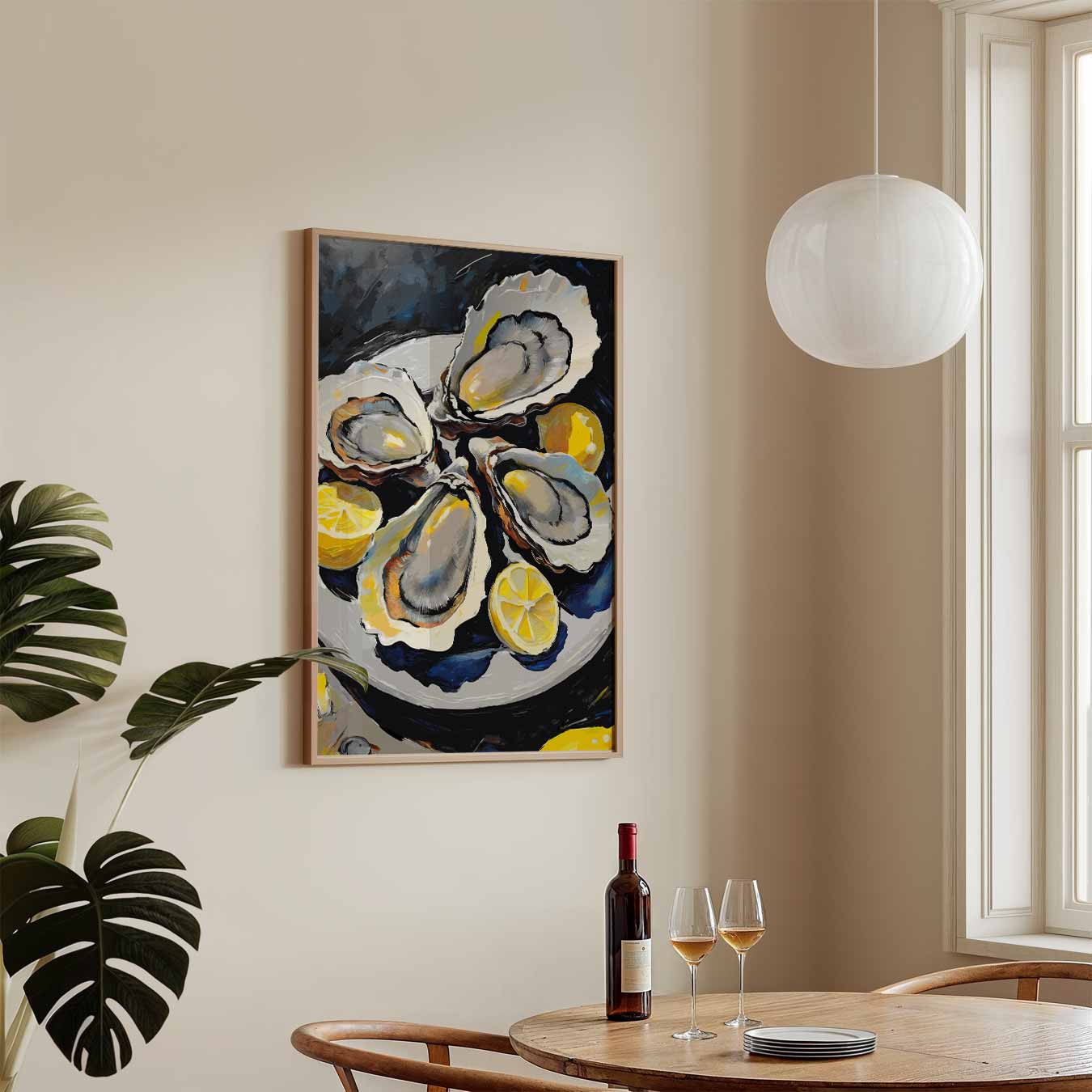 Verleidelijke Zeevruchten Illustratie Poster-WallArtistic