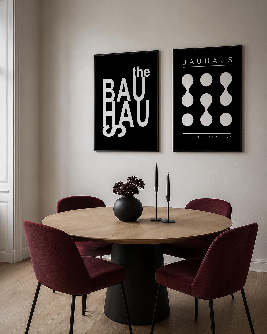 Typografisch spel Posterset