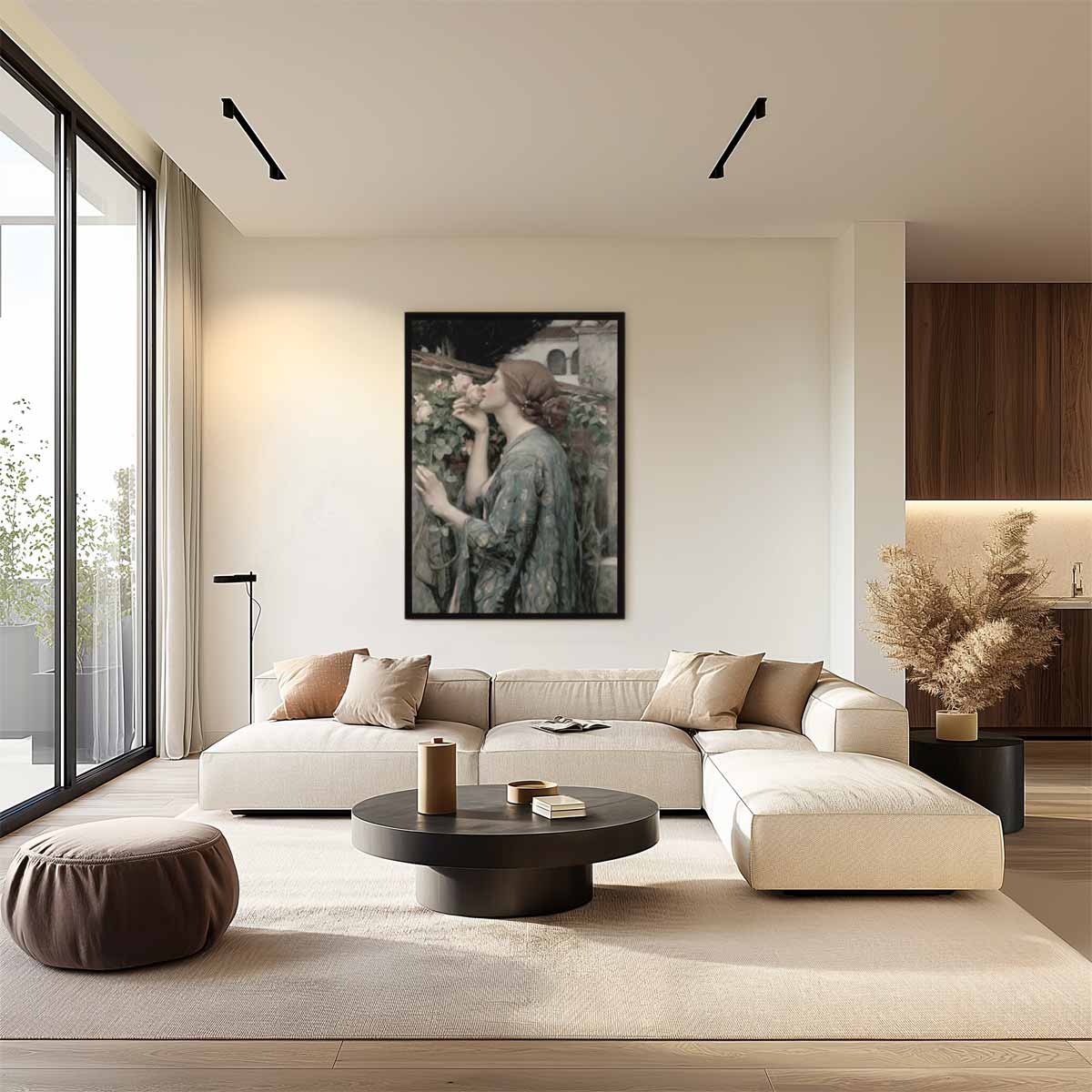 De geur van rozen Kunstwerk-canvas-dibond-plexiglas-wanddecoratie-WallArtistic