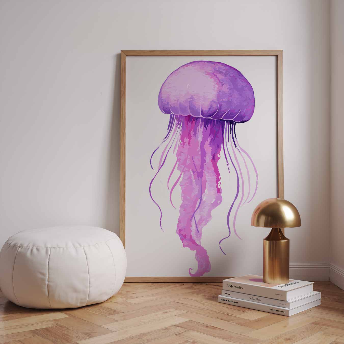 Magische Kwallen Kunstprint Poster