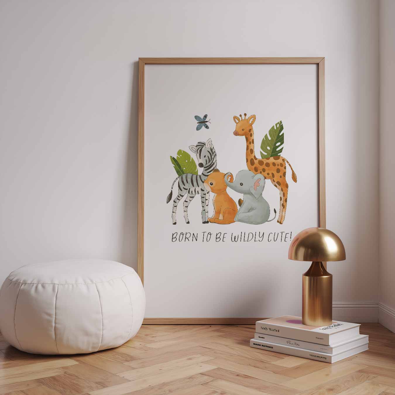 Jungle Vrienden Kinderkamer Poster-WallArtistic
