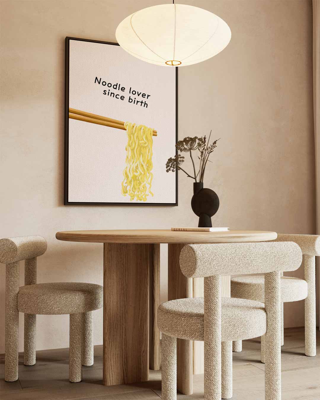 Noodle Lover Sinds Geboorte Kunstwerk-canvas-dibond-plexiglas-wanddecoratie-WallArtistic