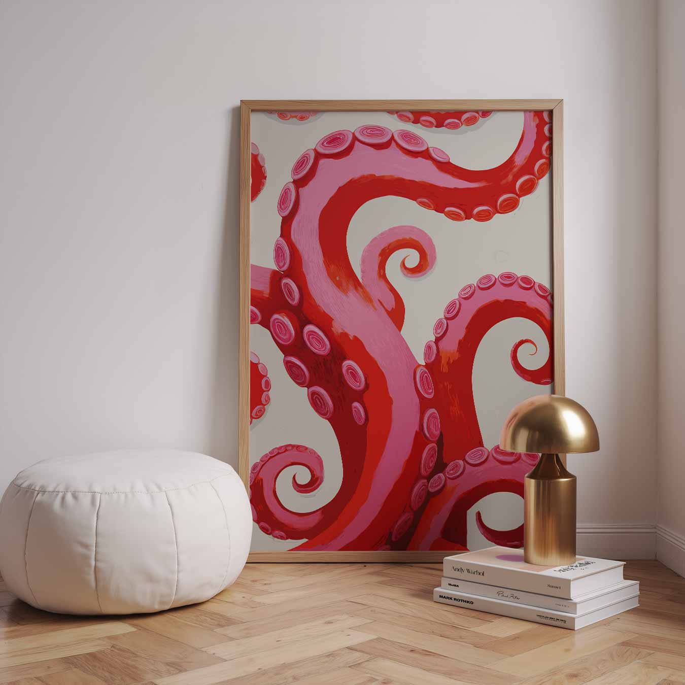 Octopus Tentakel Kunstposter