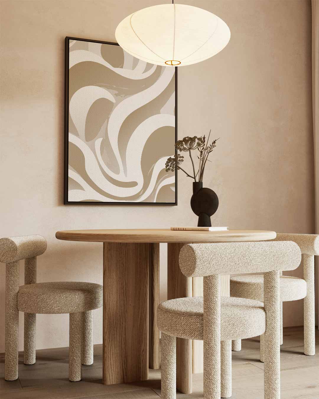 Golvend Droomlandschap Kunstwerk-canvas-dibond-plexiglas-wanddecoratie-WallArtistic