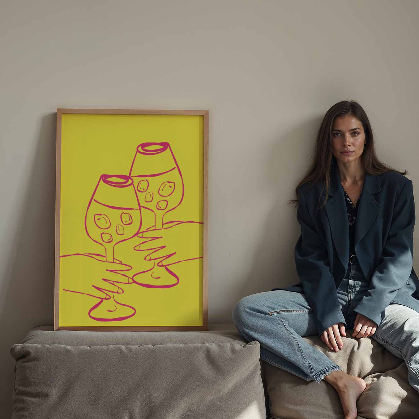 Sprankelende Cheers Poster-WallArtistic