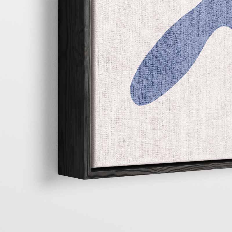 Bloemige Vormen Abstractie Kunstwerk-canvas-dibond-plexiglas-wanddecoratie-WallArtistic