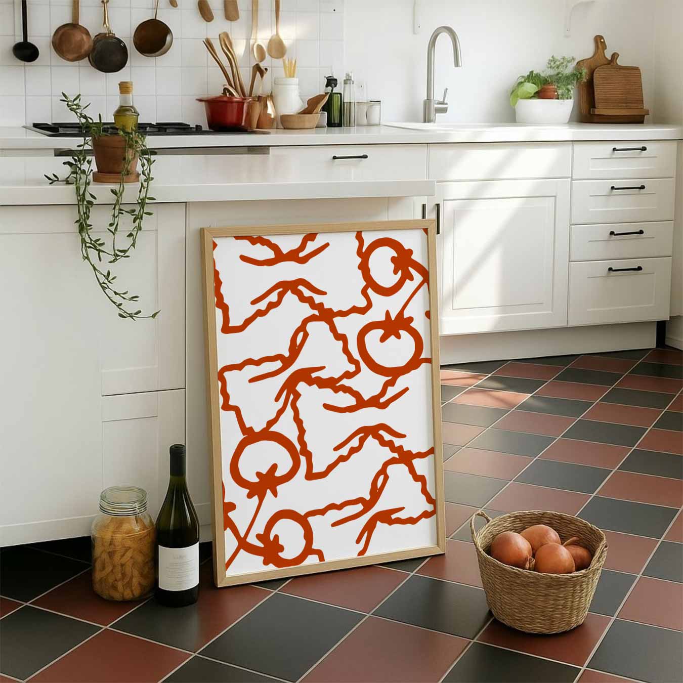 Trendy Pastaposter-WallArtistic